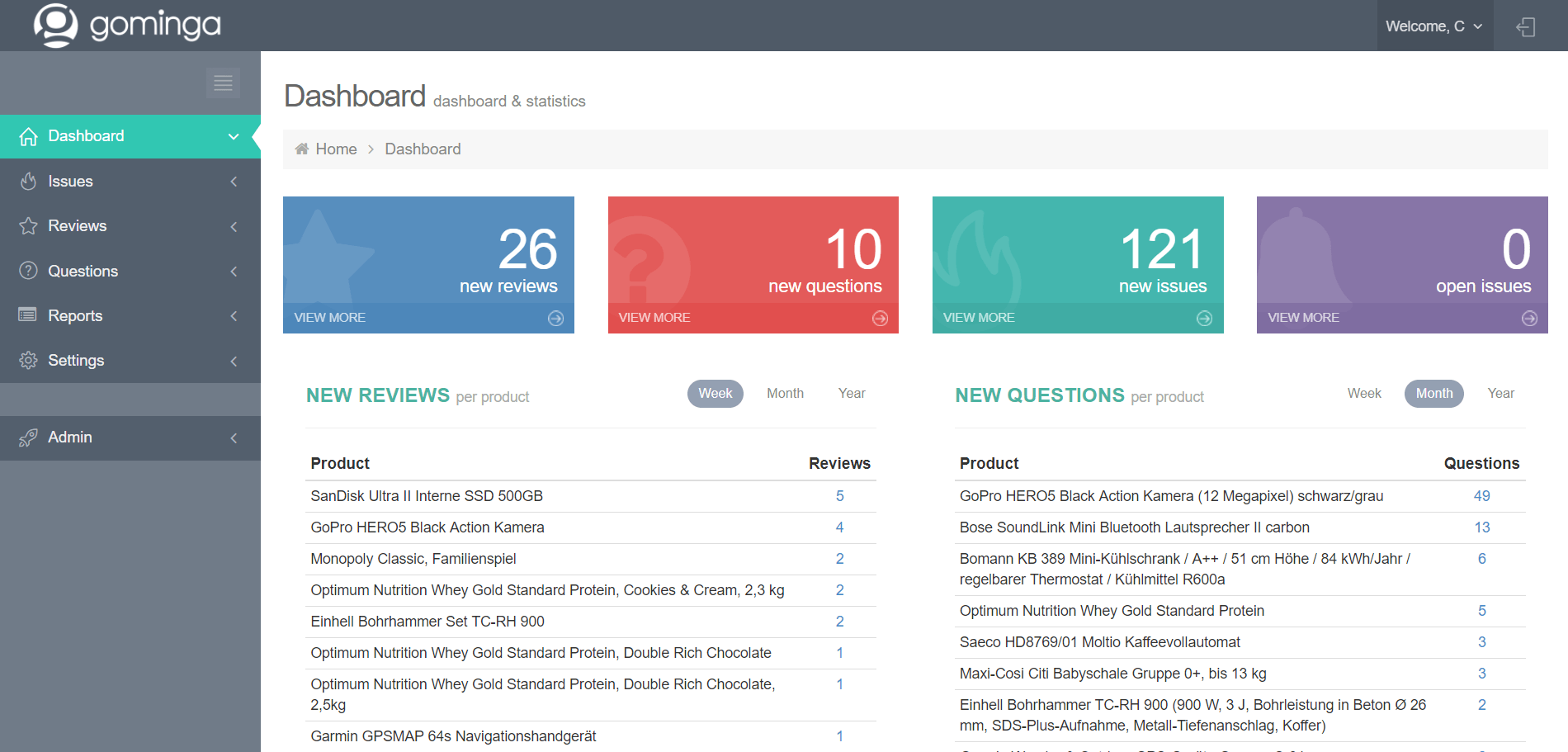 gominga-review-tool-screenshot